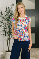 Mrs. Dependable Bow Detail Peplum Top T-Shirt Ave Shops- Tilden Co.