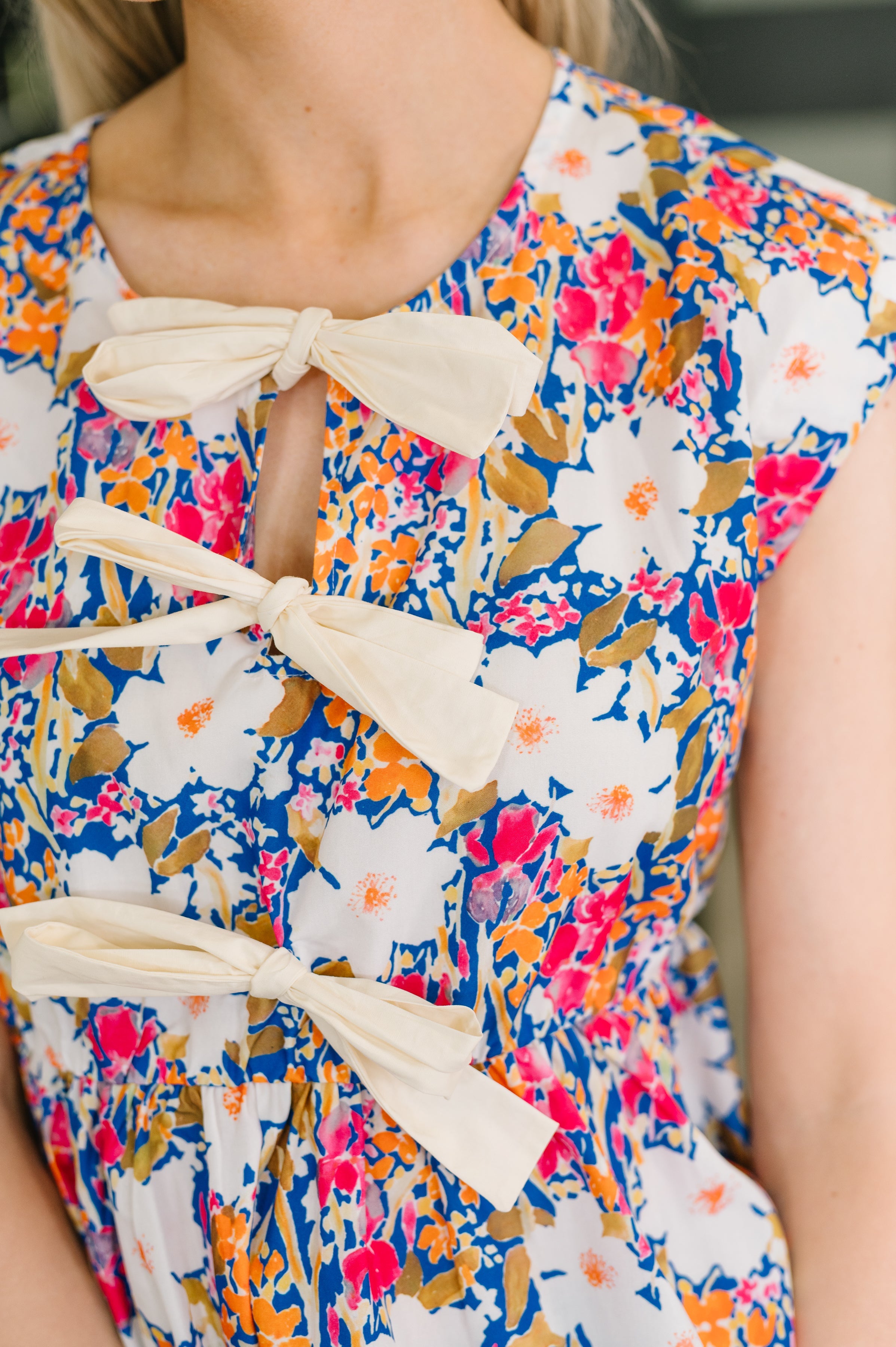 Mrs. Dependable Bow Detail Peplum Top T-Shirt Ave Shops- Tilden Co.