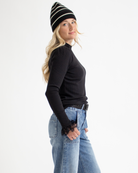 Must Have Lace Mock Neck Tops Downeast- Tilden Co.