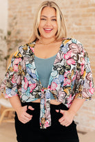 My Darling Valentina Front Tie Blouse Layers Ave Shops- Tilden Co.