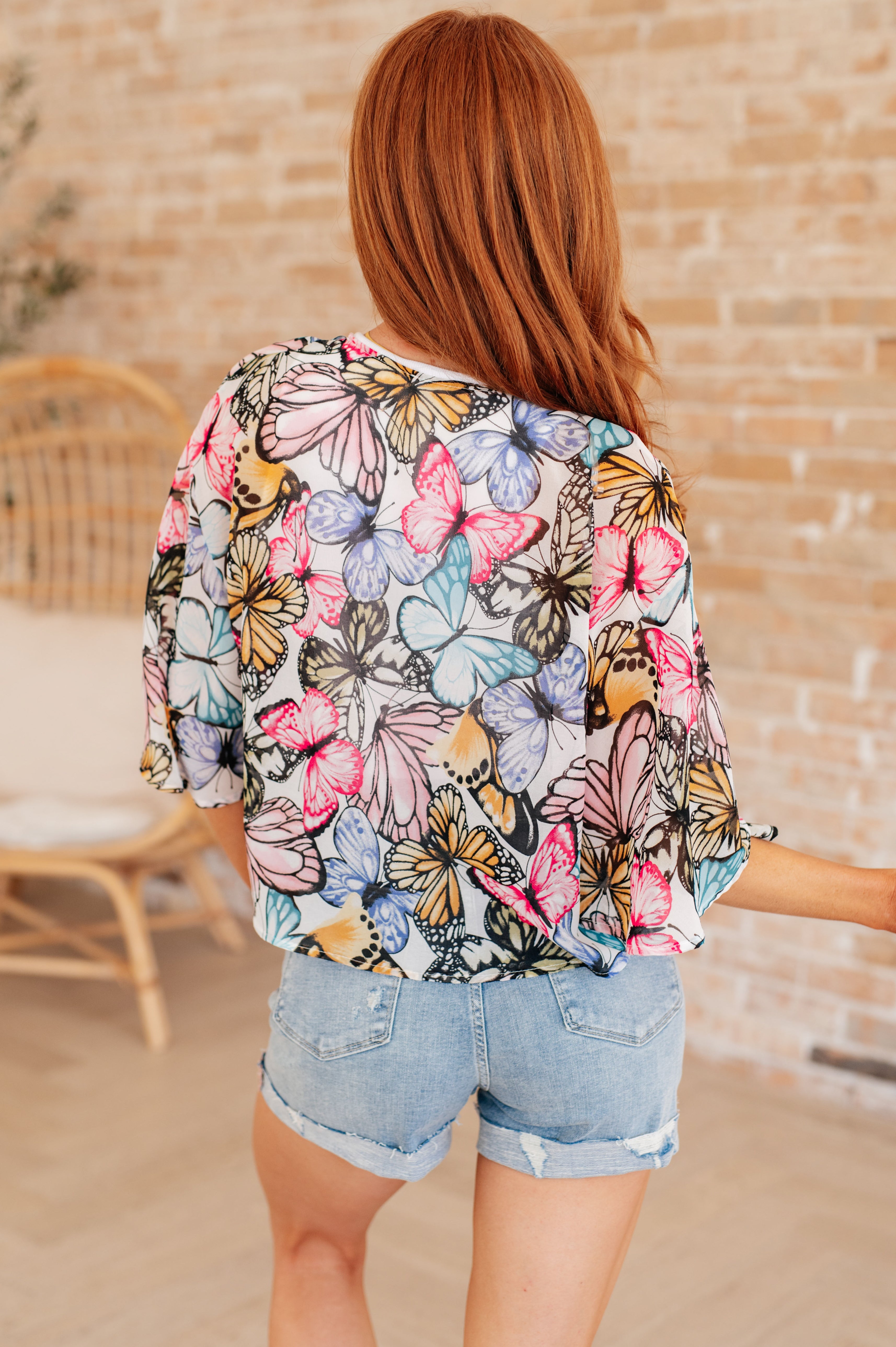 My Darling Valentina Front Tie Blouse Layers Ave Shops- Tilden Co.