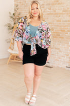 My Darling Valentina Front Tie Blouse Layers Ave Shops- Tilden Co.