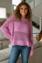 My Latest Love Loose Knit Sweater    Tops Ave Shops- Tilden Co.