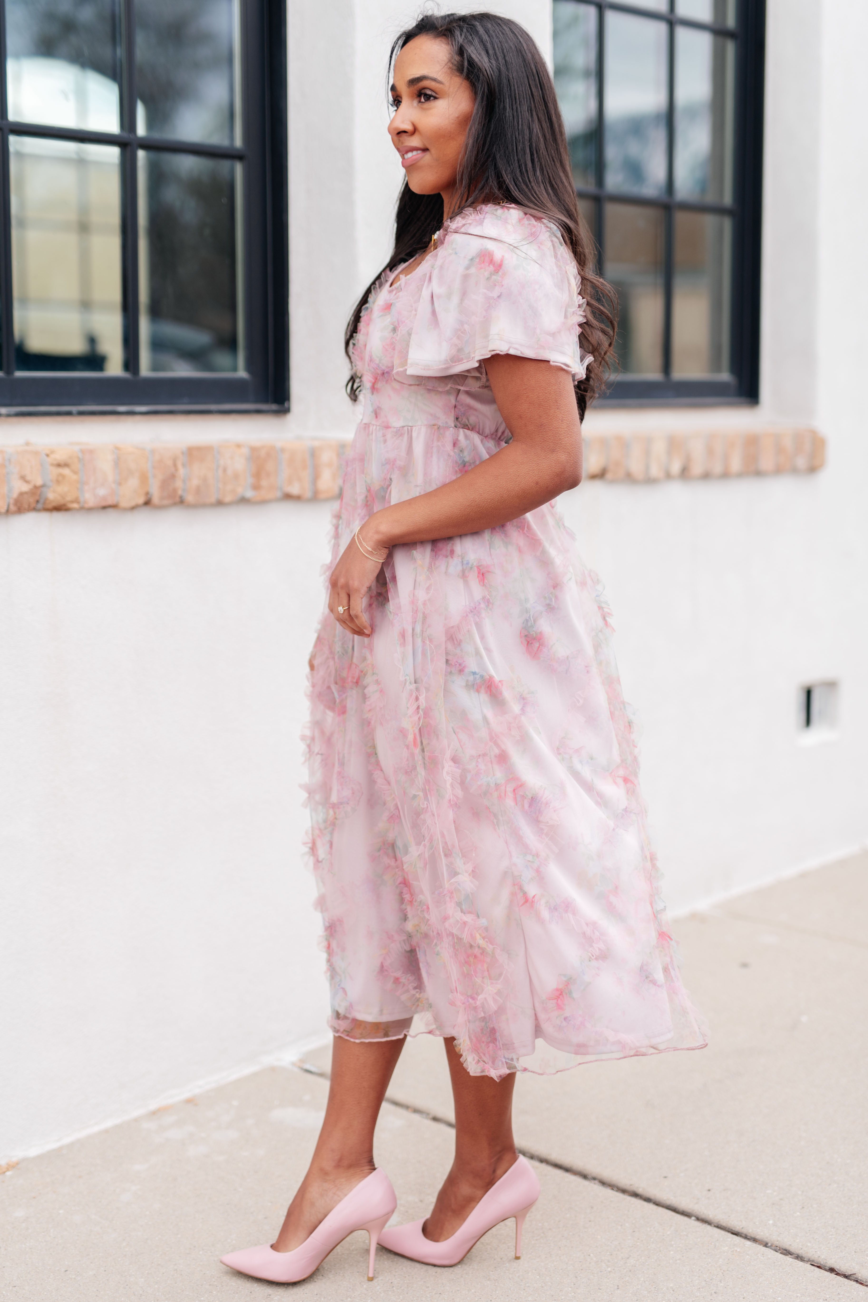 My Little Songbird Fluttersleeve Dress Dresses Ave Shops- Tilden Co.