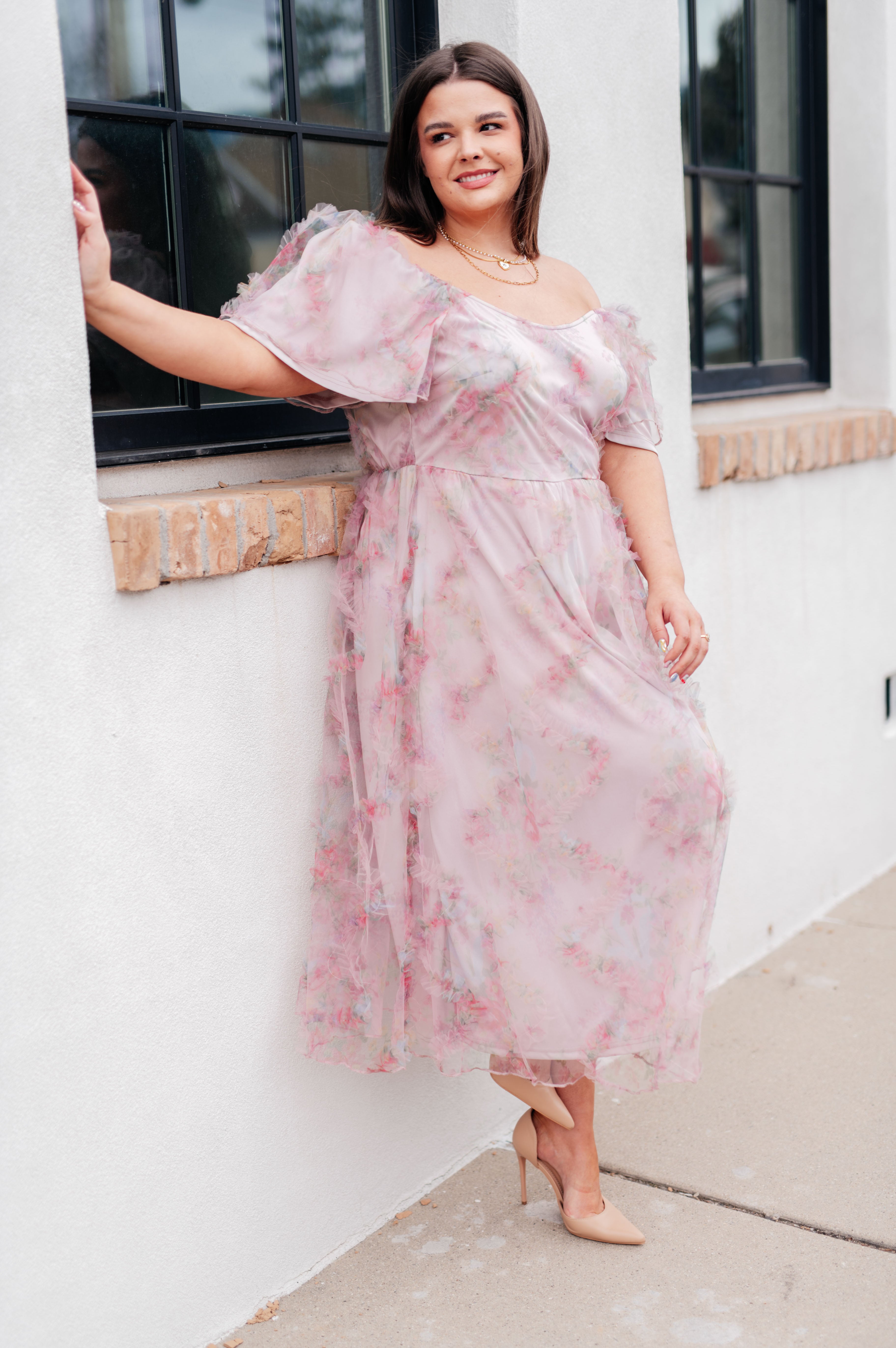 My Little Songbird Fluttersleeve Dress Dresses Ave Shops- Tilden Co.