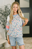 My Version Of Love Color Block Top Womens Ave Shops- Tilden Co.