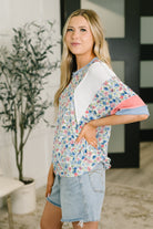 My Version Of Love Color Block Top Womens Ave Shops- Tilden Co.