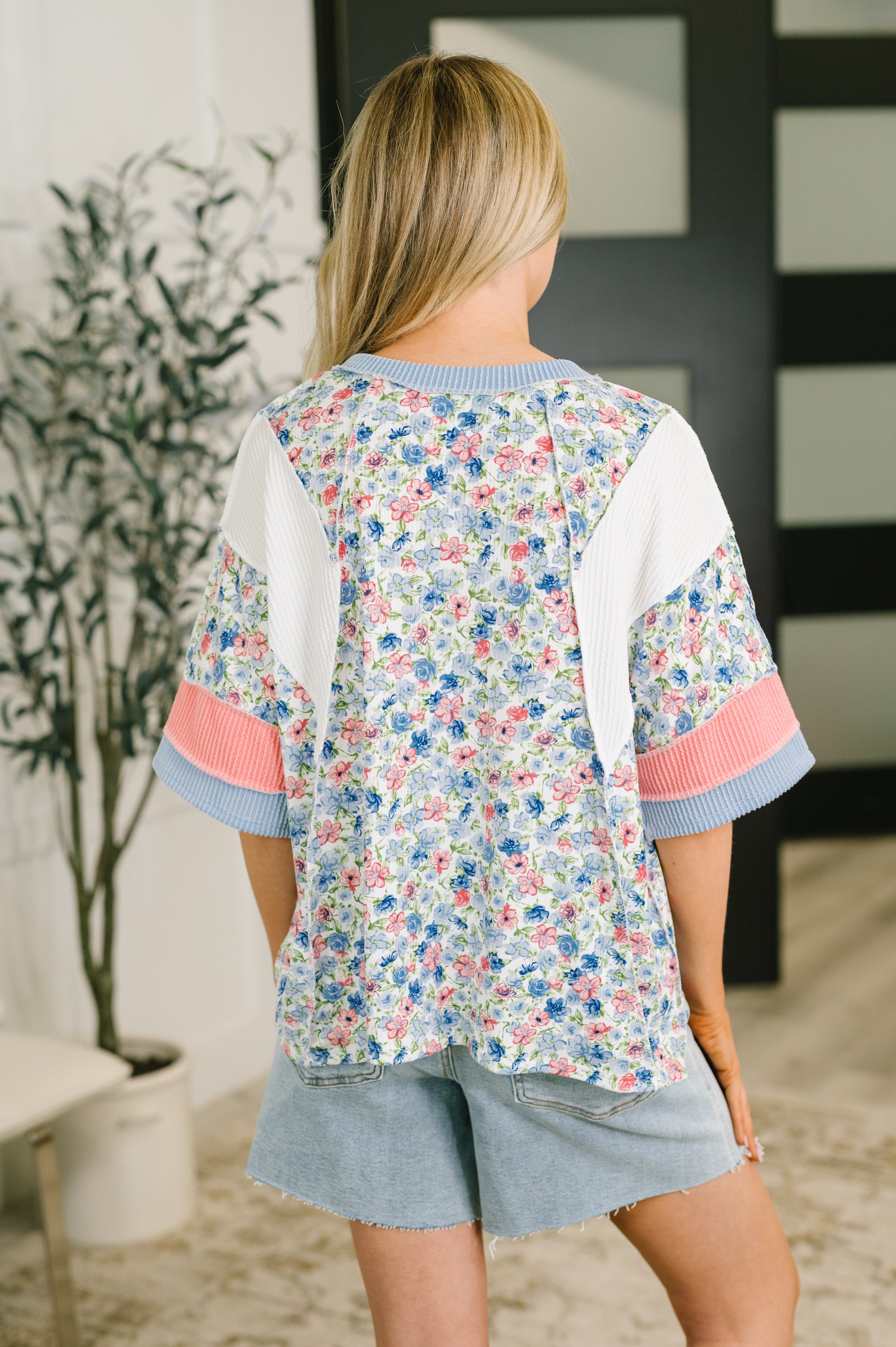 My Version Of Love Color Block Top Womens Ave Shops- Tilden Co.