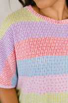Never Been So Sure Textured Top Womens Ave Shops- Tilden Co.