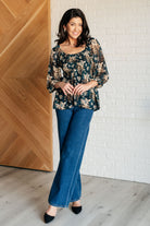 New Beginnings Square Neck Blouse    Blouses Ave Shops- Tilden Co.