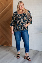 New Beginnings Square Neck Blouse    Blouses Ave Shops- Tilden Co.