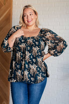 New Beginnings Square Neck Blouse    Blouses Ave Shops- Tilden Co.