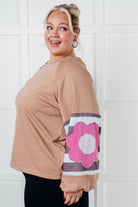 New and Improved Floral Patchwork Top Tops Ave Shops- Tilden Co.