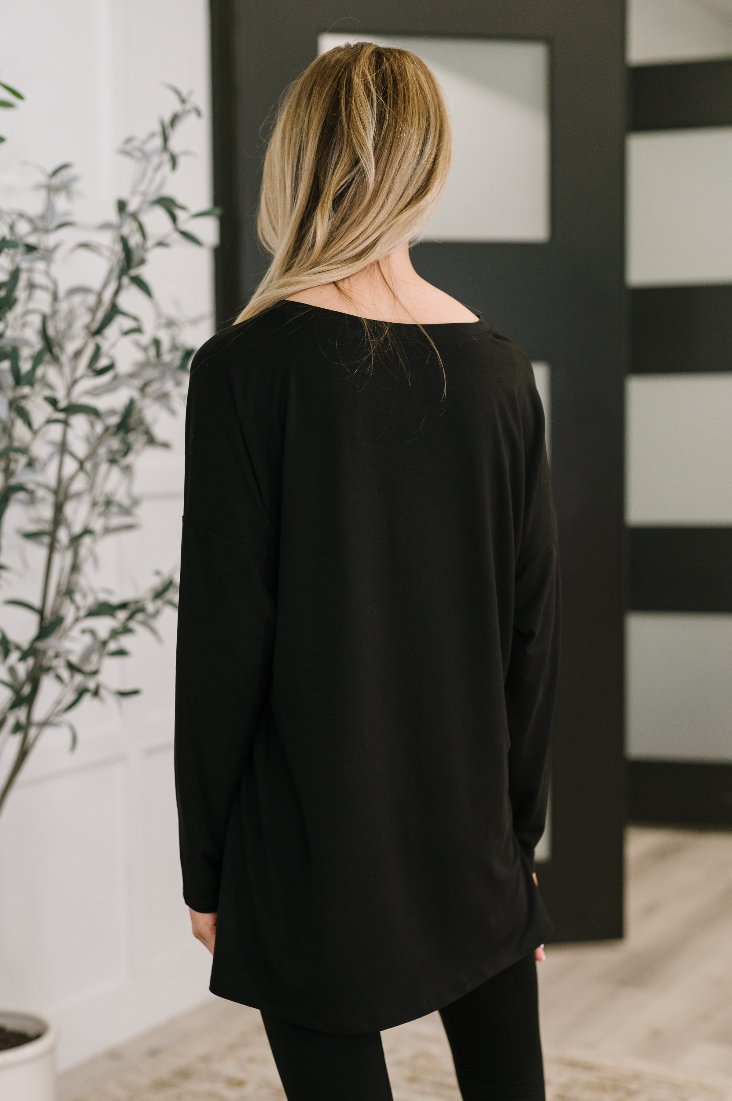 Next to Nothing Top and Bottom Set in Black Womens Ave Shops- Tilden Co.