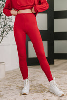 Next to Nothing Top and Bottom Set in Ruby Womens Ave Shops- Tilden Co.