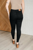 Nicole Tummy Control Skinny Jeans in Black    Womens Ave Shops- Tilden Co.