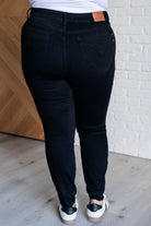 Nicole Tummy Control Skinny Jeans in Black    Womens Ave Shops- Tilden Co.