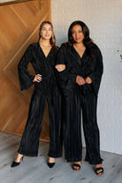 Night Out Plisse Jumpsuit    Jumpsuits & Rompers Ave Shops- Tilden Co.