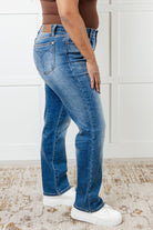 Nivea Vintage Wash Thermal Straight Jeans Denim Ave Shops- Tilden Co.