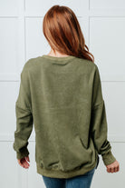 No Plain Jane Oversized Sweatshirt in Green Tops Ave Shops- Tilden Co.