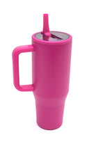 No Spill 40oz Tumbler in Hot Pink Home Ave Shops- Tilden Co.