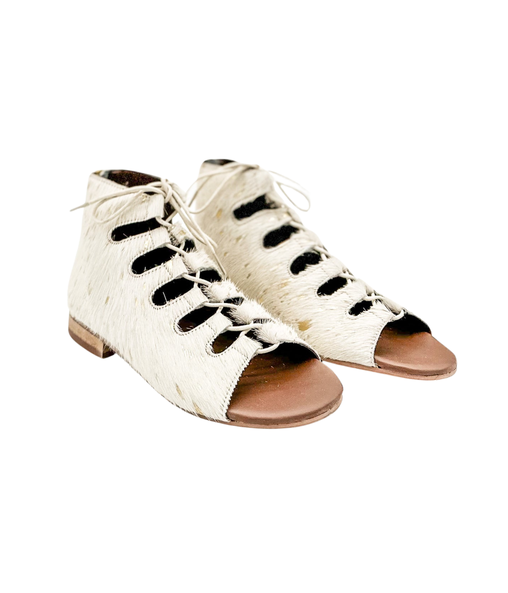 Nola Sandals in Gold 130 Sandals Naughty Monkey- Tilden Co.