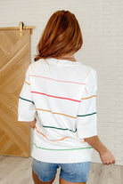 Normal Volume Striped Sweater Womens Ave Shops- Tilden Co.