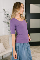 Nothing to Prove U-Neck Half Sleeve Top Womens Ave Shops- Tilden Co.