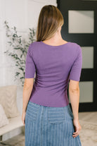 Nothing to Prove U-Neck Half Sleeve Top Womens Ave Shops- Tilden Co.