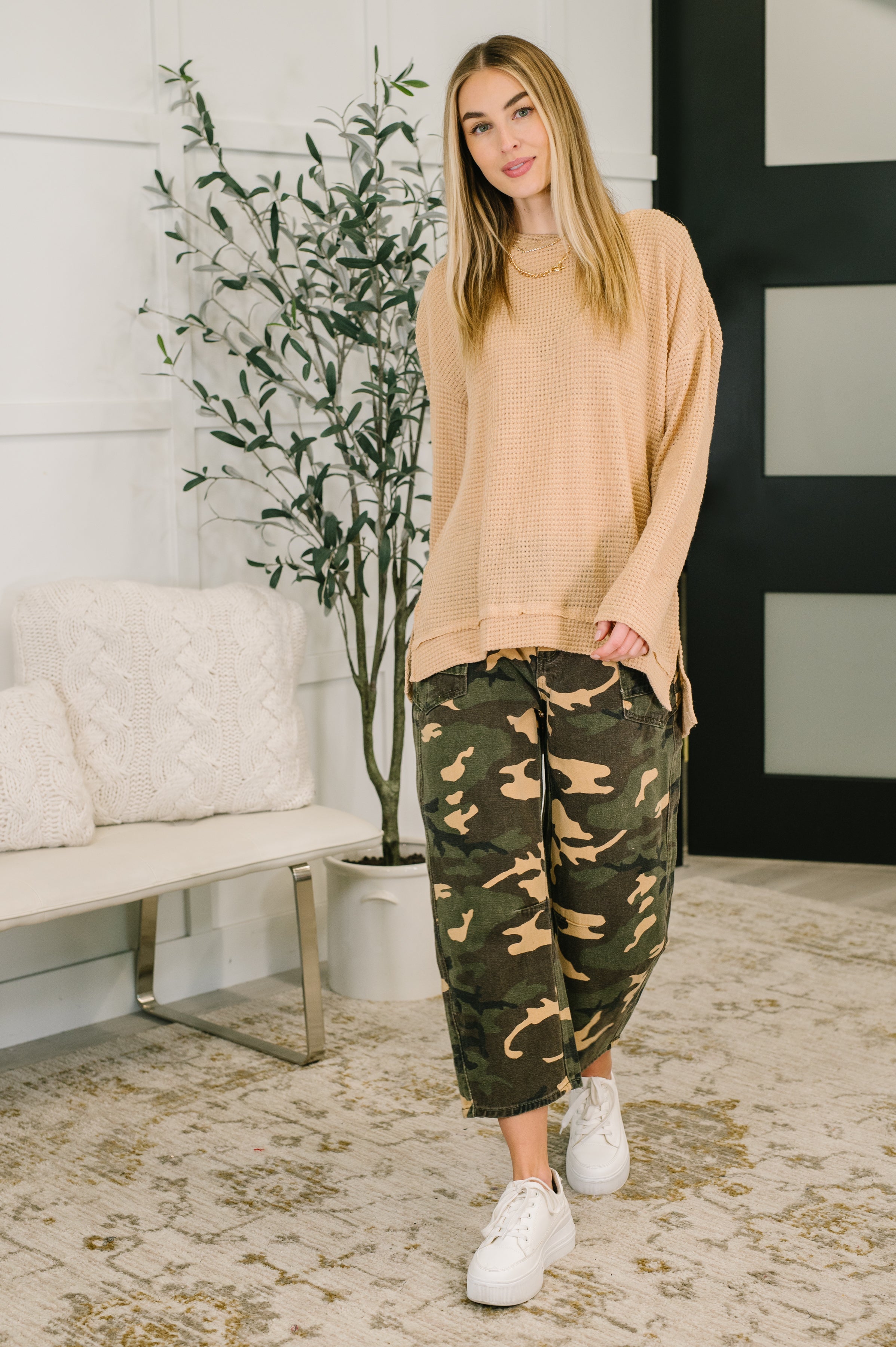 Now You See Me Camo Cargo Pants Womens Ave Shops- Tilden Co.