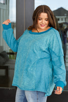 Ocean's Apart Mineral Wash Pullover Tops Ave Shops- Tilden Co.
