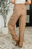 Off Duty Straight Leg Cargo Pants in Tan Womens Ave Shops- Tilden Co.