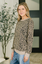 On The Prowl Leopard Print Top Womens Ave Shops- Tilden Co.