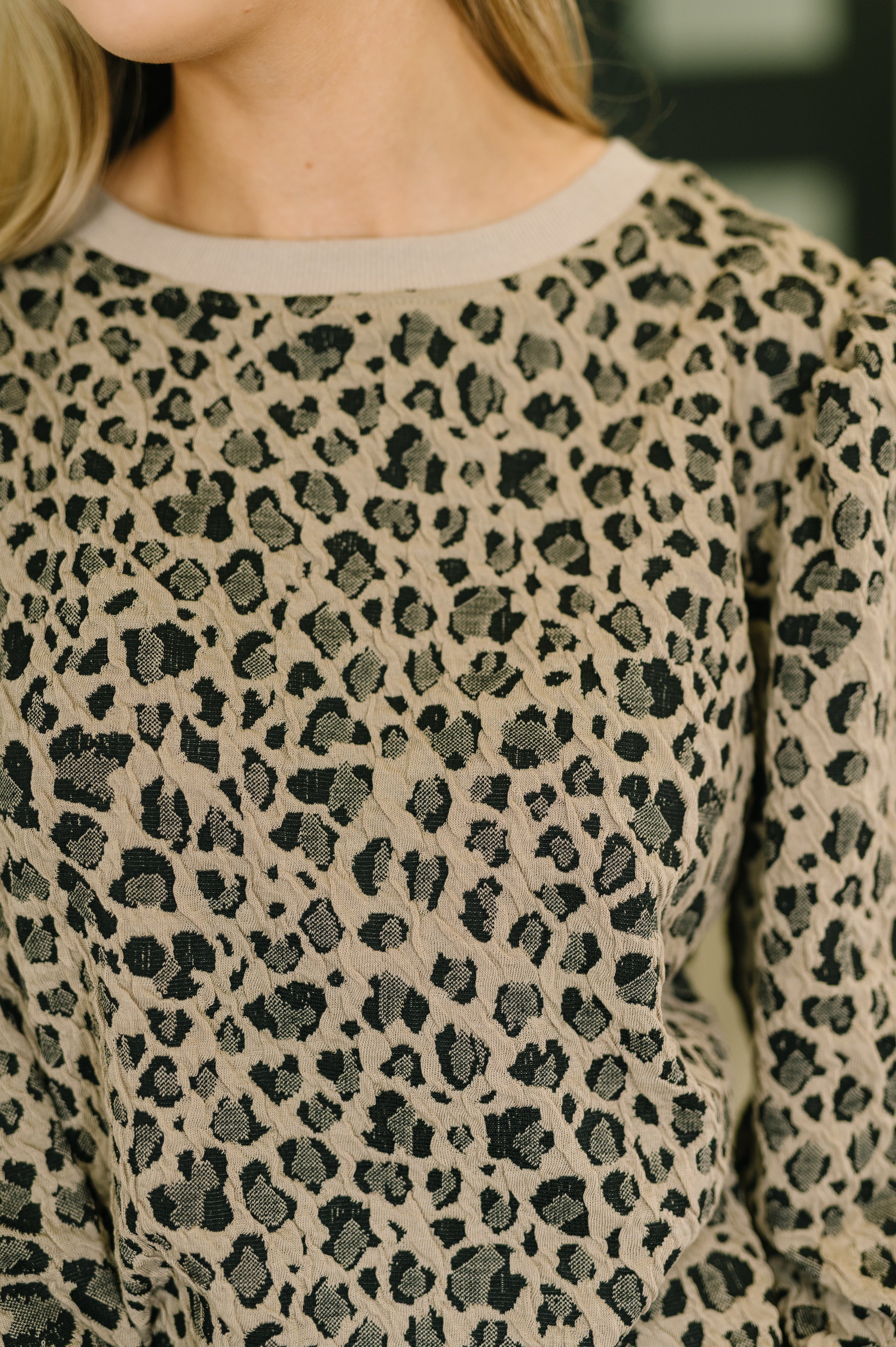 On The Prowl Leopard Print Top Womens Ave Shops- Tilden Co.