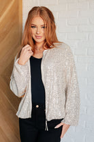 One in Twenty Sequin Jacket Layers Ave Shops- Tilden Co.