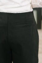 Only Pair Faux Wrap Skort in Black Skirts Ave Shops- Tilden Co.