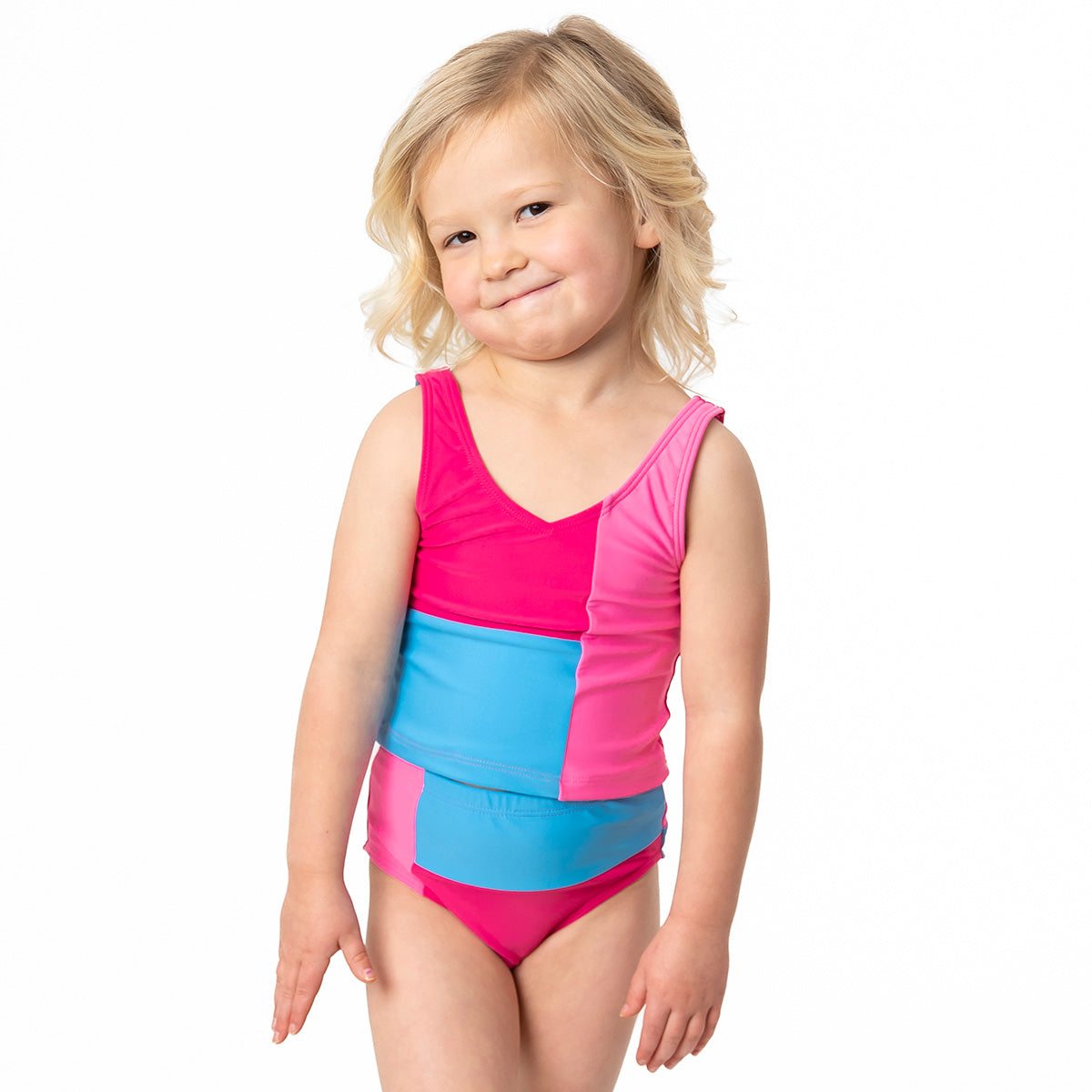 V Neck Tankini Top (Girls) Swim Top Janela Bay- Tilden Co.