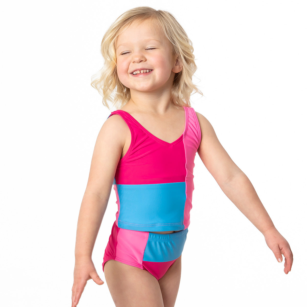 V Neck Tankini Top (Girls) Swim Top Janela Bay- Tilden Co.