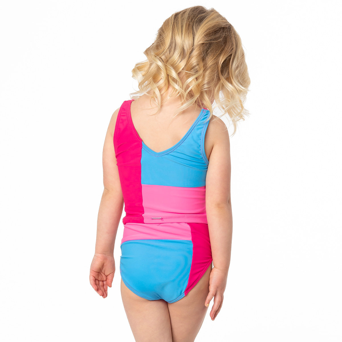 V Neck Tankini Top (Girls) Swim Top Janela Bay- Tilden Co.