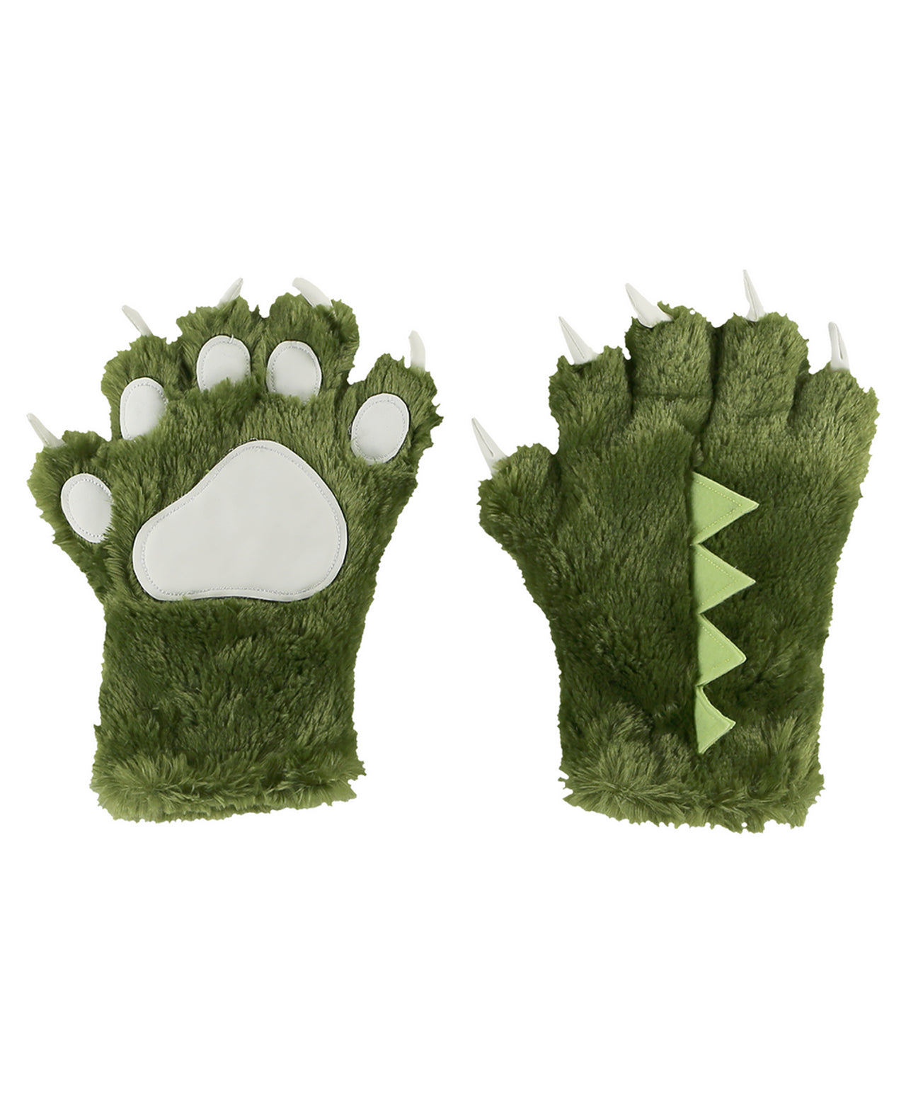 Green Dino Kid Paw Mitt Gloves LazyOne- Tilden Co.