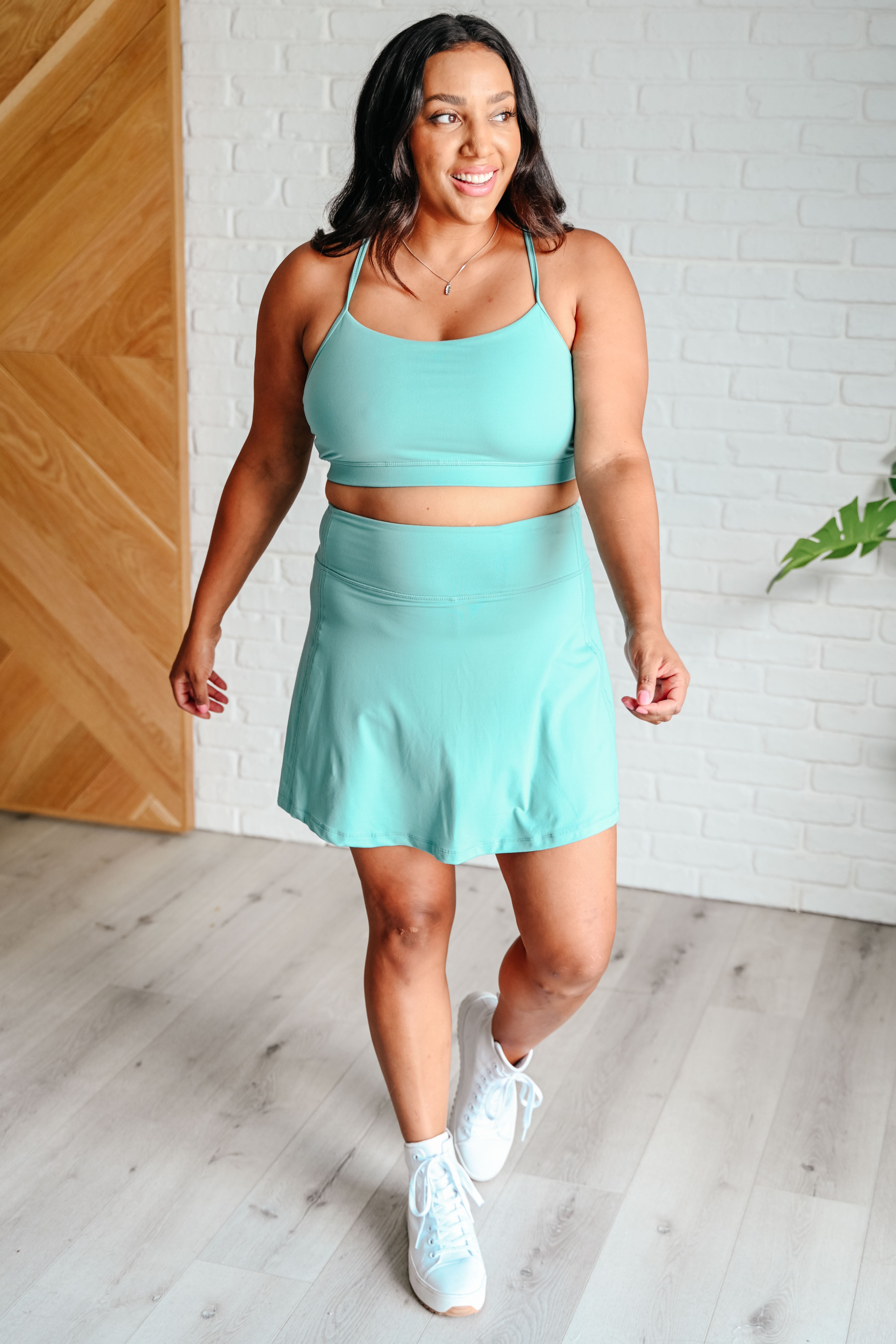 Game, Set and Match Tennis Skort in Tidal Wave Athleisure Ave Shops- Tilden Co.