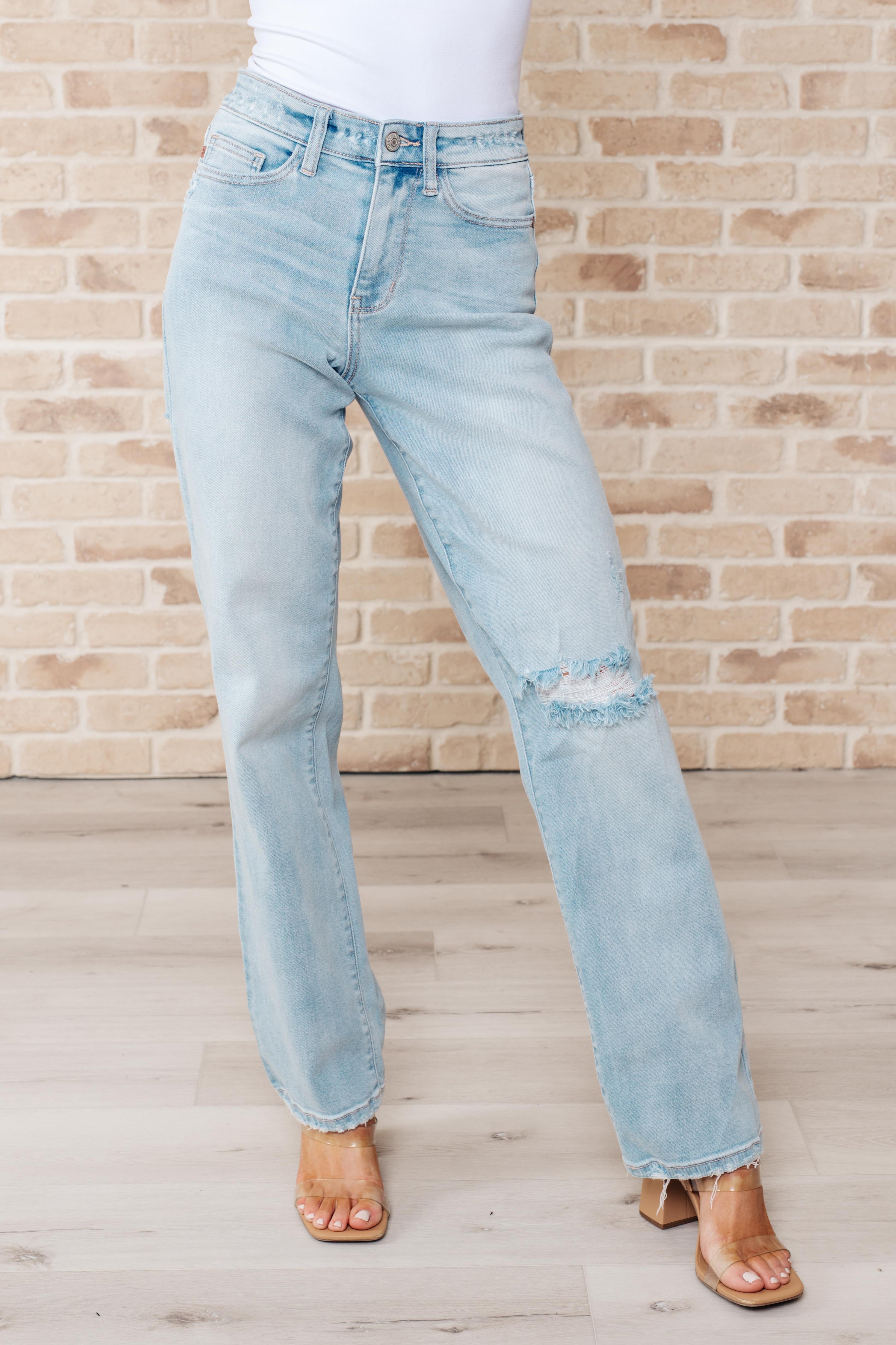 Parker High Rise 90's Straight Jeans    Denim Ave Shops- Tilden Co.