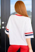 Party In The USA Drop Shoulder Top Tops Ave Shops- Tilden Co.
