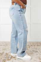 Patricia High Rise Rigid Magic 90's Straight Jeans Womens Ave Shops- Tilden Co.