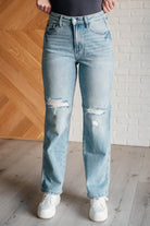 Patricia High Rise Rigid Magic 90's Straight Jeans Womens Ave Shops- Tilden Co.