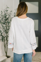 Peace, Love, and Flowers Peace Sign Top Womens Ave Shops- Tilden Co.