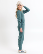 Perfect Balance Puff Sleeve Jumpsuit Jumpsuits Downeast- Tilden Co.