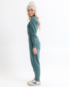 Perfect Balance Puff Sleeve Jumpsuit Jumpsuits Downeast- Tilden Co.