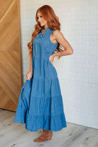 Perfect Choice Denim Maxi Dress    Dresses Ave Shops- Tilden Co.