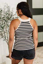 Perfect Conditions Striped Halter Tank Womens Ave Shops- Tilden Co.